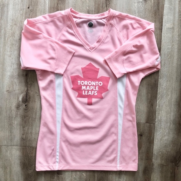 NHL, Toronto Maple Leafs, Womens, Pink, Official, Jersey, Size S, Good Condition - Picture 3 of 9